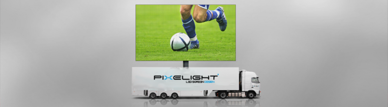 Panneau lumineux LED mobile pour camion, Écran LED sur remorque et écran LED  mobile